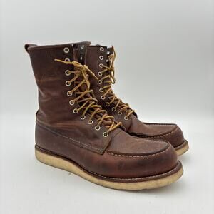 Red Wing 8830 8" Classic Moc Toe Work Boots Men's 11.5D Workwear